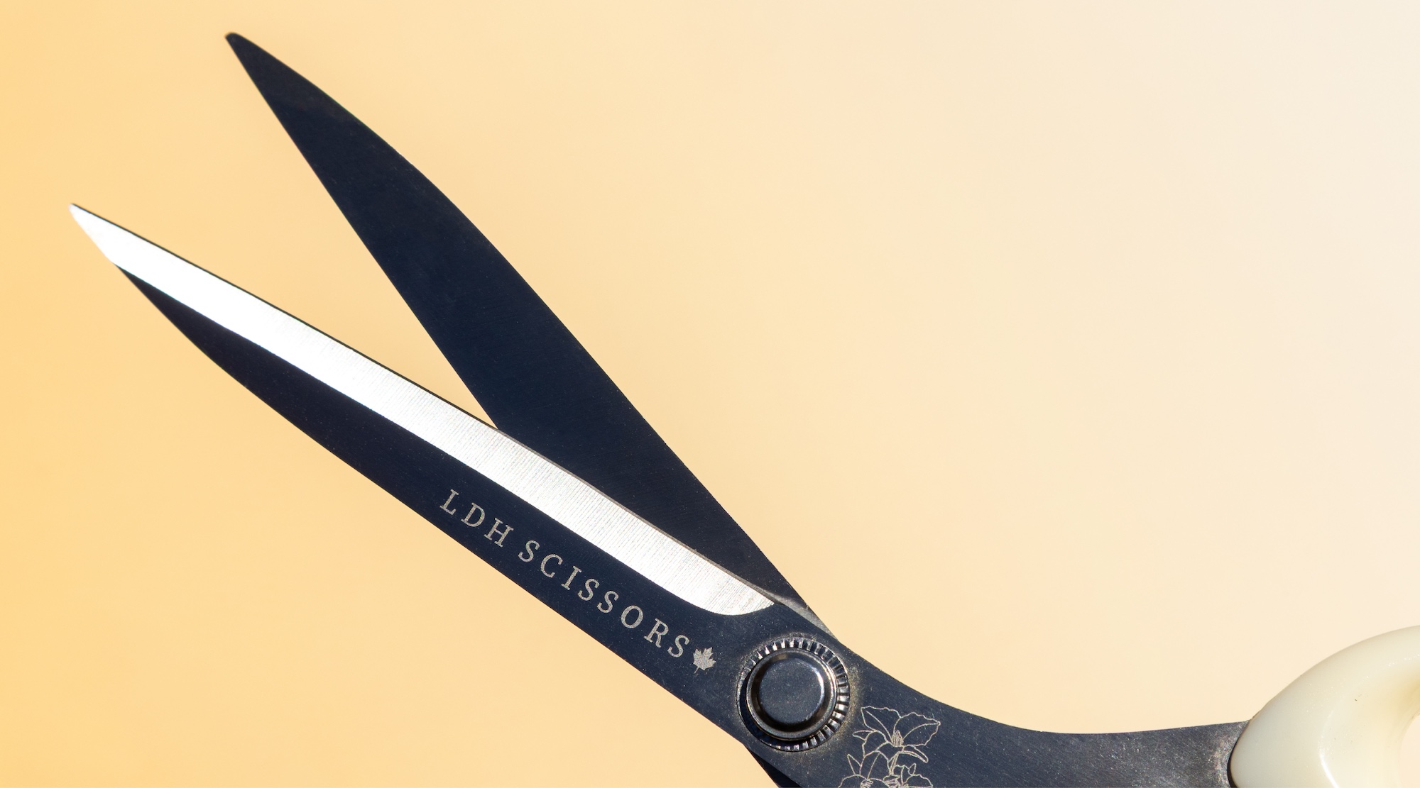 Bloom Series scissors made with recycled stainless steel